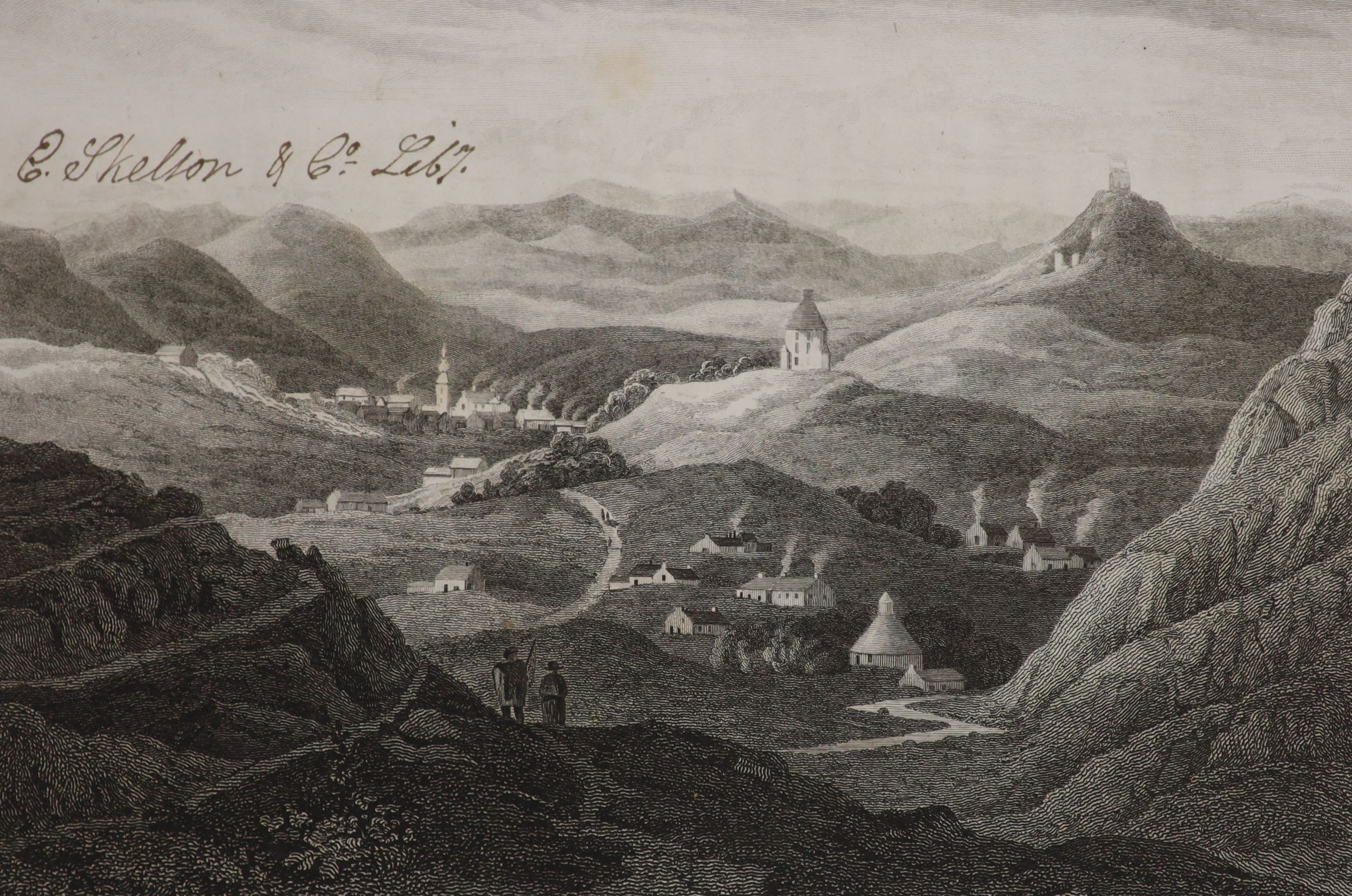 Bright, Richard - Travels from Vienna through Lower Hungary ... 2 folded maps (outline colour) and 9 (ex 10) engraved plates), chapter head vignette illus., folded table